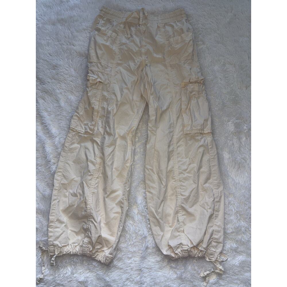 Aerie Cream Cargo Pants y2k